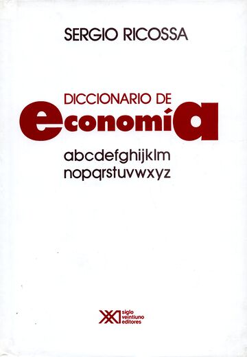 Diccionario de economía