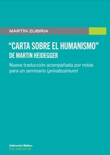 "Carta sobre el Humanismo"...