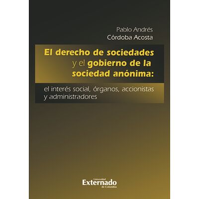 El derecho de sociedades y...