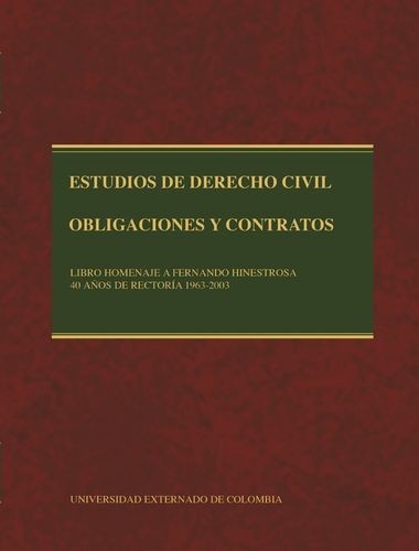 Estudios de Derecho Civil:...