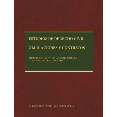 Estudios de Derecho Civil:...