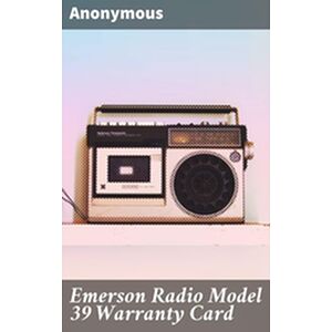 Emerson Radio Model 39...