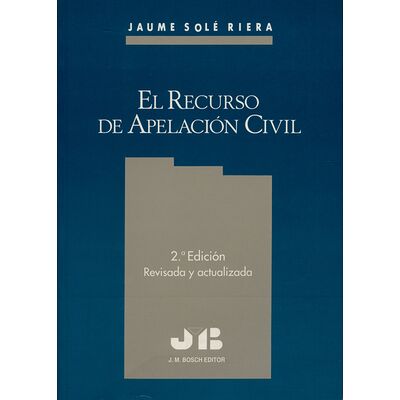 El recurso de apelación civil
