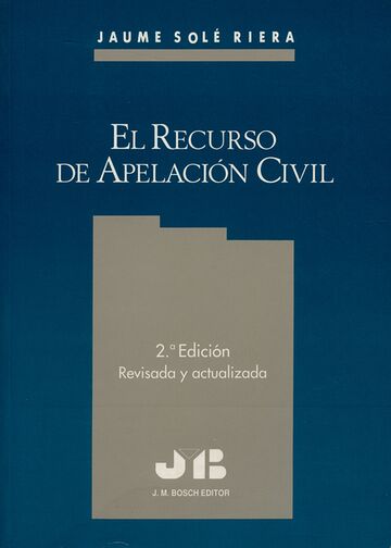 El recurso de apelación civil
