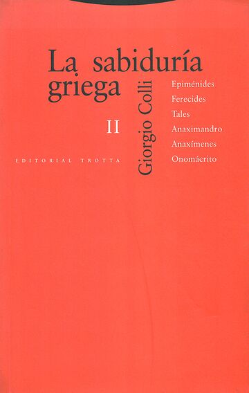 La sabiduria Griega II