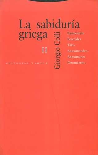 La sabiduria Griega II