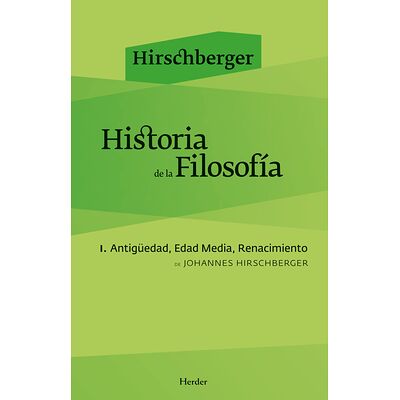 Historia de la filosofía I