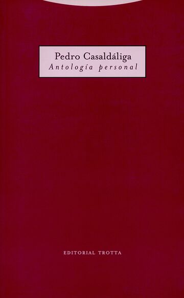 Antología personal. Pedro...