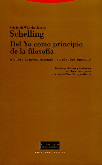 Del yo como principio de la...