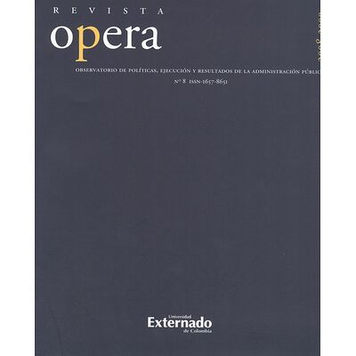 Revista Opera No.8  2008/2009