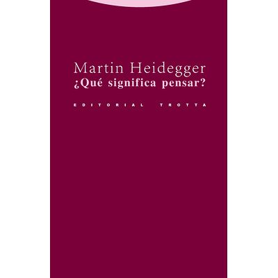 ¿Qué significa pensar?