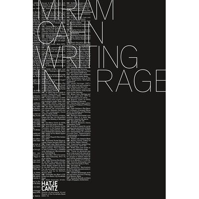 Miriam Cahn. WRITING IN RAGE