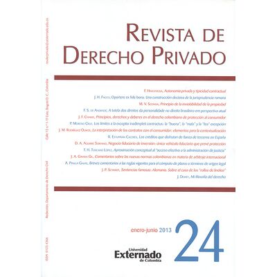 Rev. de Derecho privado No.24
