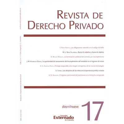 Rev. de derecho privado No.17