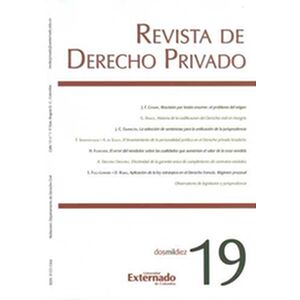 Rev. de Derecho Privado No.19