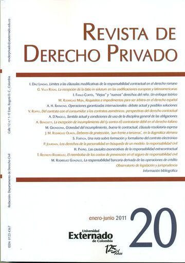 Revista de Derecho Privado...