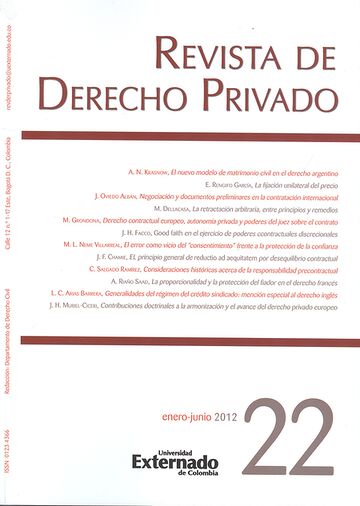 Revista de Derecho Privado...