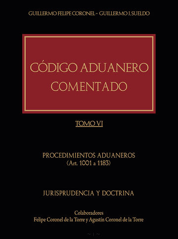 Código Aduanero comentado....