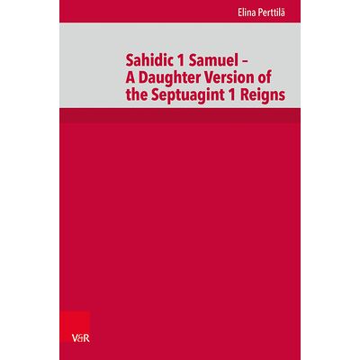 Sahidic 1 Samuel – A...