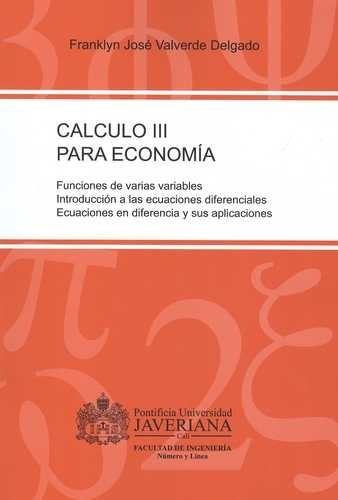 Cálculo III para economía