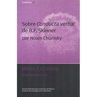 Sobre conducta verbal de...