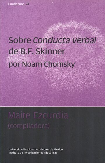 Sobre conducta verbal de...