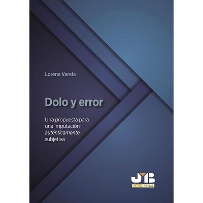 Dolo y error.