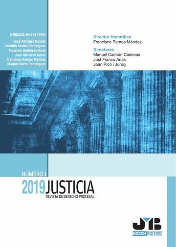 Justicia 2019, Número 1