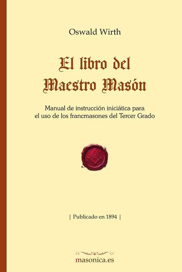 El libro del Maestro Masón