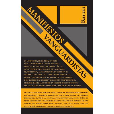 Manifiestos vanguardistas