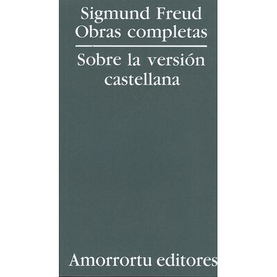Sigmund Freud. Obras...