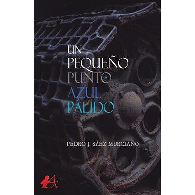 Un pequeño punto azul pálido