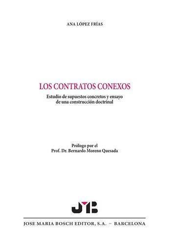 Los contratos conexos