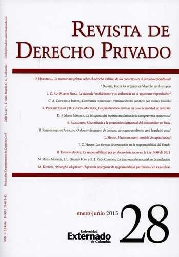 Revista de Derecho privado...