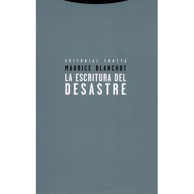 La escritura del desastre