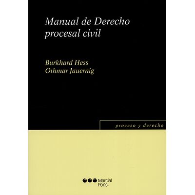 Manual de Derecho procesal...