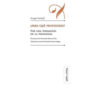 Para qué profesores?