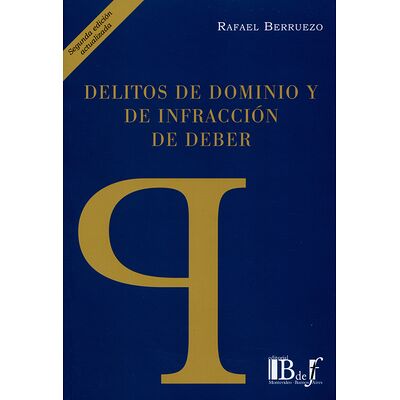 Delitos de dominio y de...