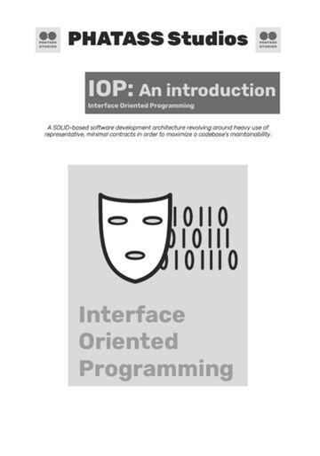 Iop - Interface Oriented...