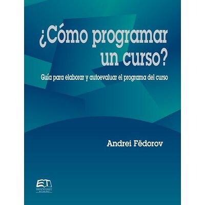 ¿Cómo programar un curso?...