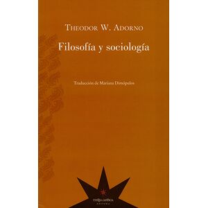 Filosofía y sociología