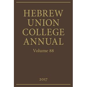 Hebrew Union College Annual...