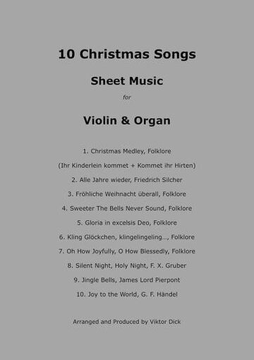 10 Christmas Songs (Violin...