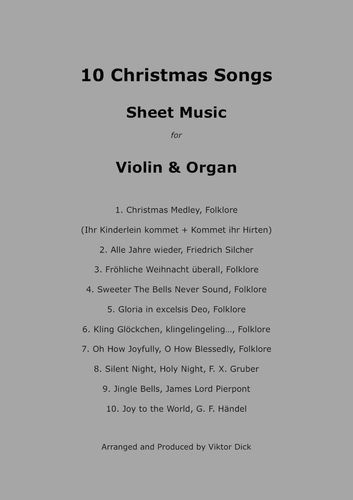 10 Christmas Songs (Violin...