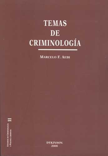 Temas de criminología