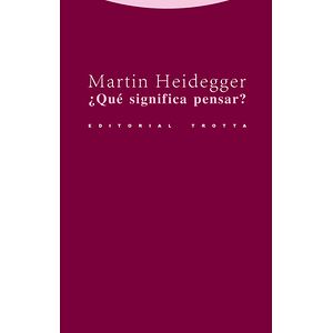 ¿Qué significa pensar?