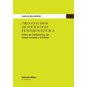 Tres estudios de sociología...