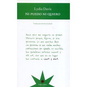 Ni puedo ni quiero