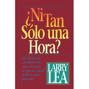 ¿Ni tan sólo una hora?