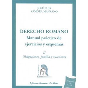 Derecho romano II. Manual...